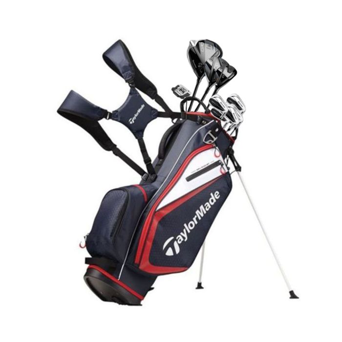 11kkll.jpg Taylormade Qi10 Steel Golf Set - Right Hand - Regular Flex - 11 Clubs + Bag - Image 1