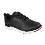 SKECHERS Men's Elite Tour SL MD Spikeless Golf Shoes - Black/Red - Image 2