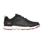 SKECHERS Men's Elite Tour SL MD Spikeless Golf Shoes - Black/Red