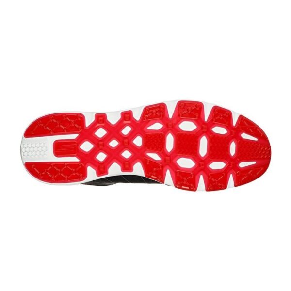 SKECHERS Men's Elite Tour SL MD Spikeless Golf Shoes - Black/Red - Image 4