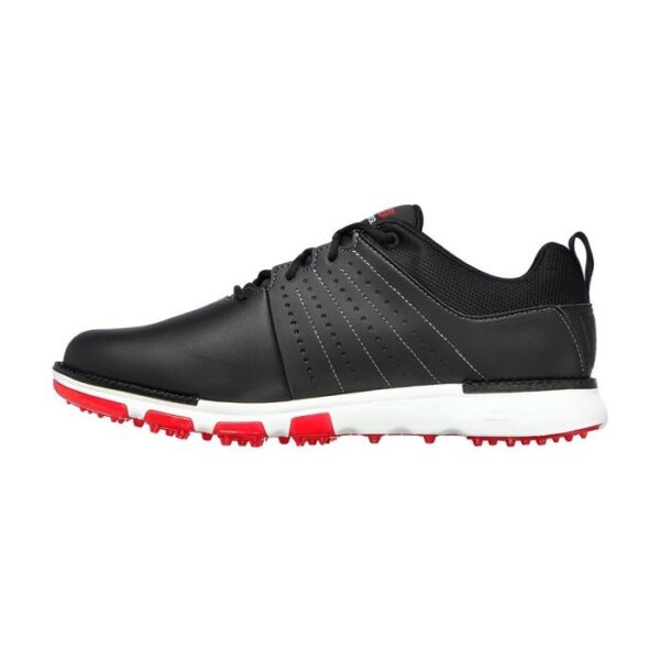 SKECHERS Men's Elite Tour SL MD Spikeless Golf Shoes - Black/Red - Image 5