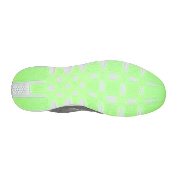 SKECHERS Men's Elite Tour SL MD Spikeless Golf Shoes - Grey/Lime - Image 3