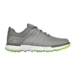 SKECHERS Men's Elite Tour SL MD Spikeless Golf Shoes - Grey/Lime