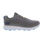 SKECHERS Men's Max Bolt MD Spikeless Golf Shoes - Grey/Blue