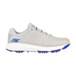 SKECHERS Men's Torque 2 MD Spiked Golf Shoes - Gray/Blue