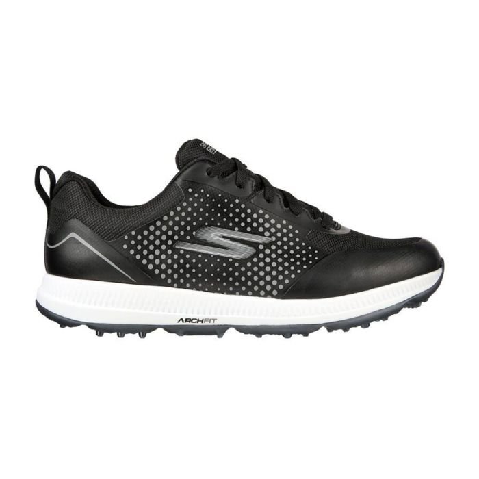 214031-bkw-elite-5-sport_1.jpg SKECHERS Men's Elite 5 Sport MD Spikeless Golf Shoes - Black/White - Image 1