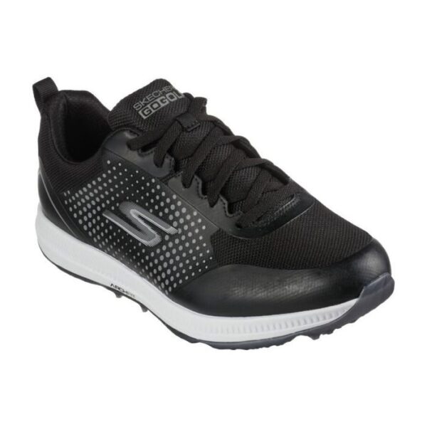 SKECHERS Men's Elite 5 Sport MD Spikeless Golf Shoes - Black/White - Image 4