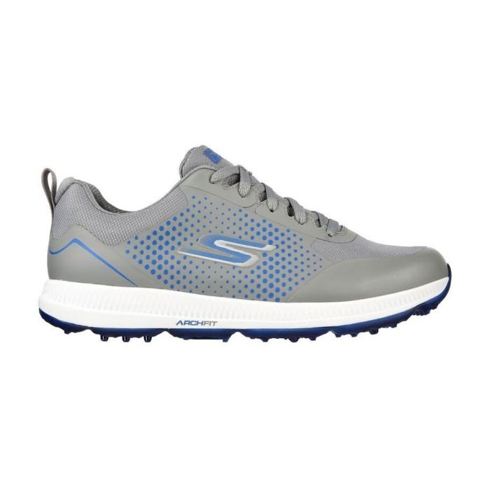 214031-gybl-elite-5-sport_2.jpg SKECHERS Men's Elite 5 Sport MD Spikeless Golf Shoes - Gray/Blue - Image 1