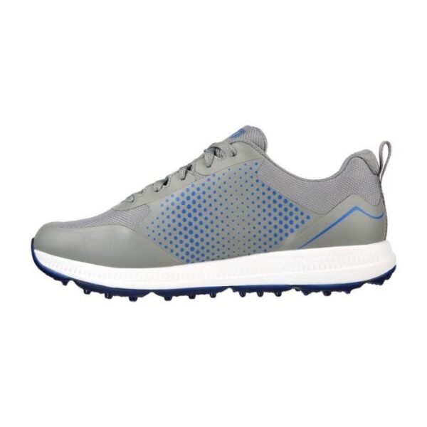 SKECHERS Men's Elite 5 Sport MD Spikeless Golf Shoes - Gray/Blue - Image 3