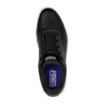SKECHERS Men's Drive 5 MD Spikeless Golf Shoes - Black/White - Image 2