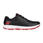 SKECHERS Men's Elite 5 GF MD Spikeless Golf Shoes - Black/Red