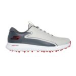 SKECHERS Men's Max 3 MD Spikeless Golf Shoes - Gray/Red