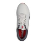 SKECHERS Men's Max 3 MD Spikeless Golf Shoes - Gray/Red - Image 5