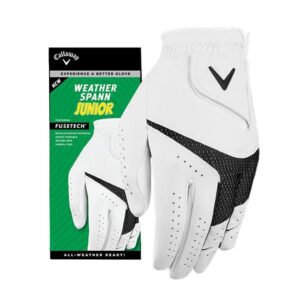 Callaway Junior's Weather Spann Glove - Left Hand - White