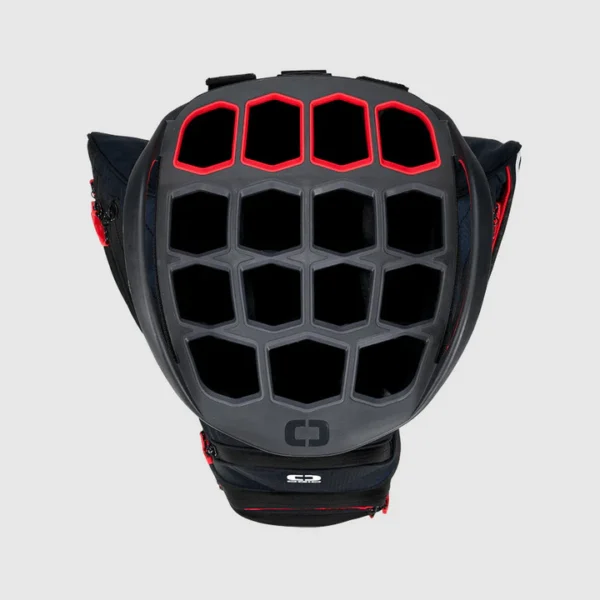 OGIO WOODE GOLF CART BAG-BLACK/RED - Image 6