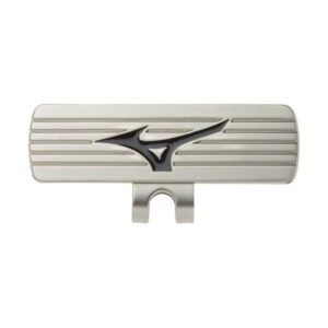 Mizuno Golf Cap Marker with Brush:Silver