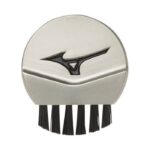 Mizuno Golf Cap Marker with Brush:Silver - Image 2