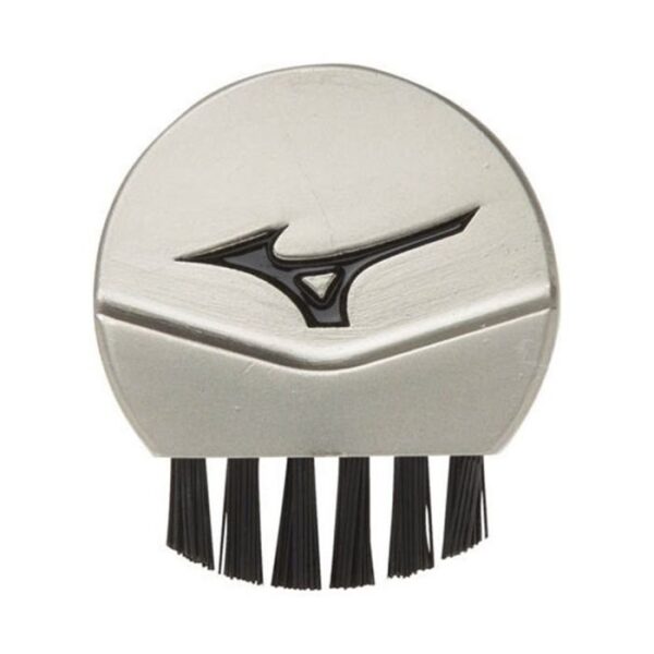 Mizuno Golf Cap Marker with Brush:Silver - Image 2