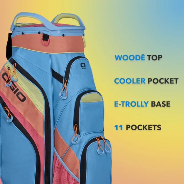 OGIO WOODE CART GOLF BAG SHERBET - Image 2