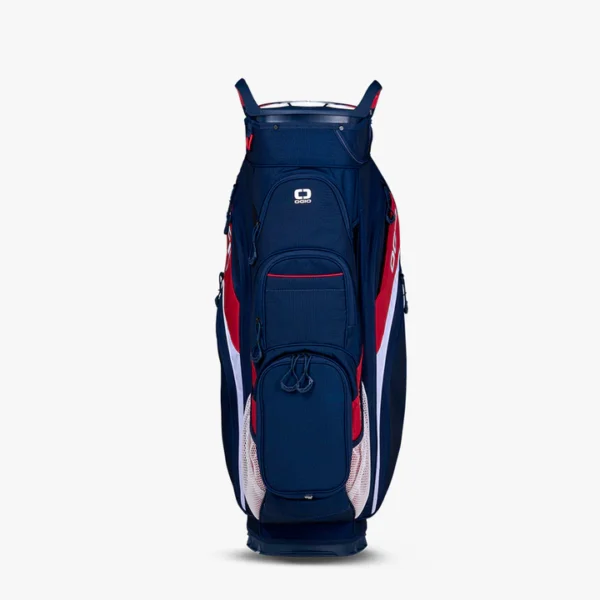 OGIO WOODE CART GOLF BAG RED/WHITE/BLUE - Image 5