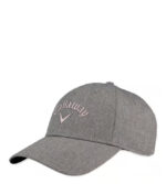 Callaway Golf Heather Grey & Pink Logo Liquid Metal Cap