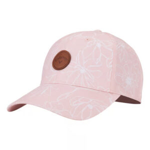 Callaway Golf Heritage Twill Pink Cotton Printed Medium Baseball Cap