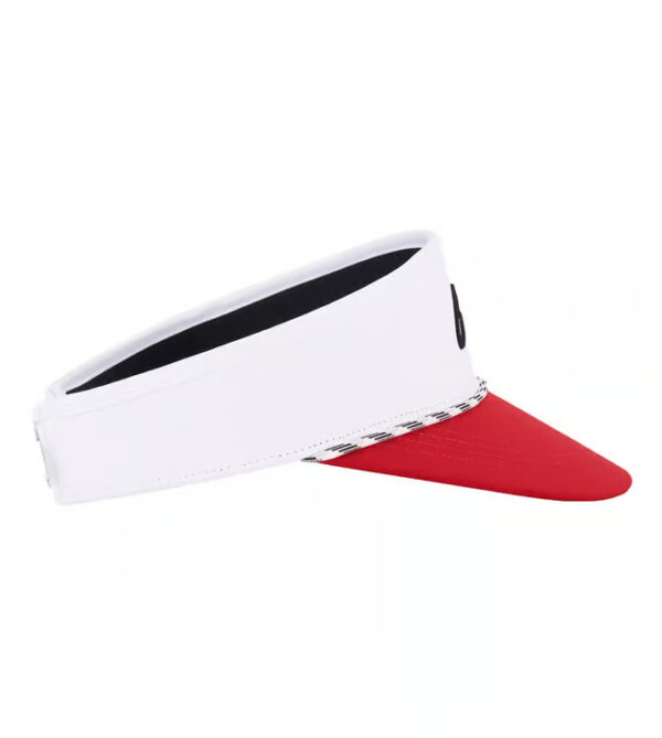 Callaway Golf Birdie Putt Rope Red & White Medium Visor Cap - Image 5