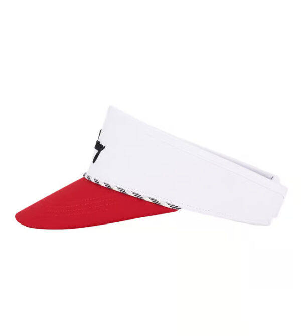 Callaway Golf Birdie Putt Rope Red & White Medium Visor Cap - Image 3