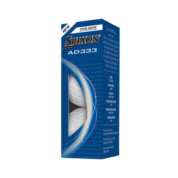 Srixon AD333 Golf Balls - White - Image 4
