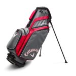 Callaway 2022 XSeries Stand Bag:RED/TITANIUM/WHITE