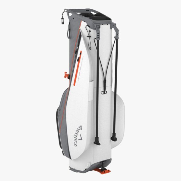 Callaway Hyperlite Zero Stand Bag-Charcoal/White/Orange - Image 3