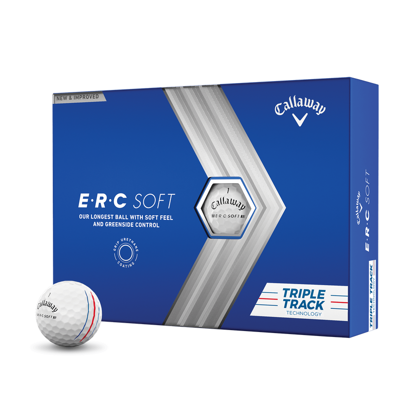 balls-2023-erc-soft-triple-track_2___1-2.png Callaway ERC SOFT Triple Track Golf Balls-Prior Generation - Image 1