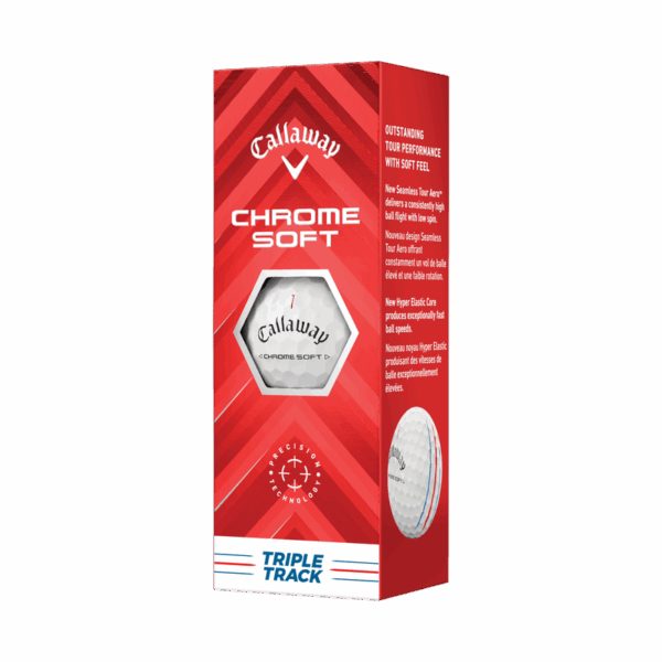 Callaway Chrome Soft Triple Track Balls - White - Image 4