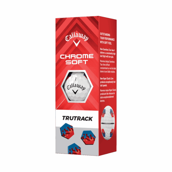 Callaway Chrome Soft TruTrack Golf Balls - White - Image 4
