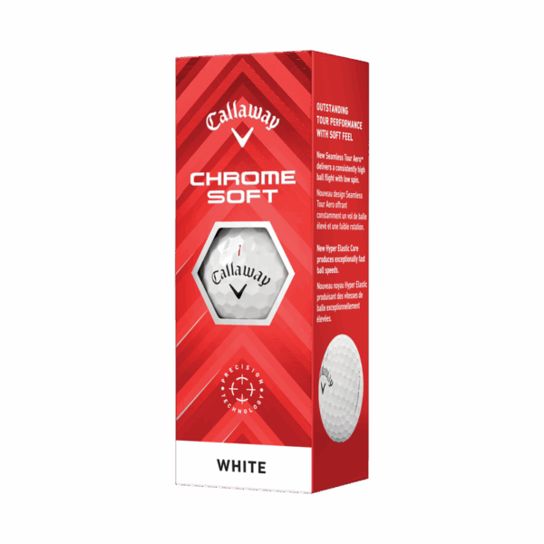 Callaway Chrome Soft Golf Balls - White - Image 4
