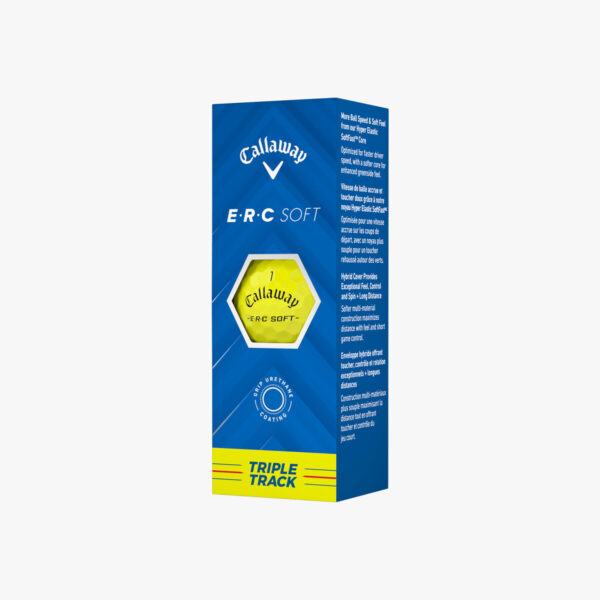 Callaway ERC Soft Triple Track Balls - Yellow - Image 2