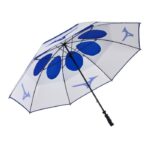 Mizuno Tour Golf Umbrella - Blue/White - Image 2