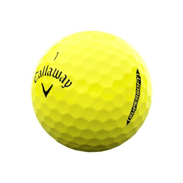 Callaway Supersoft Golf Balls - Yellow - Image 2
