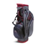 Big Max Dri Lite Hybrid 2 Stand Bag-Red/Grey - Image 11