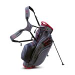 Big Max Dri Lite Hybrid 2 Stand Bag-Red/Grey
