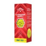 Callaway Chrome Soft 360 Triple Track Golf Balls - Yellow - Image 4