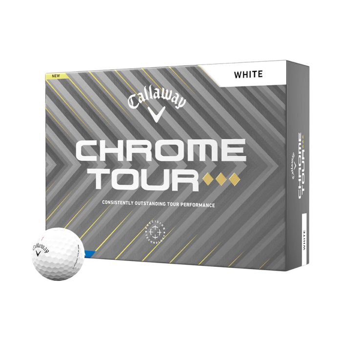 Callaway Chrome Tour Triple Diamond Golf Balls - White - Golf Mart