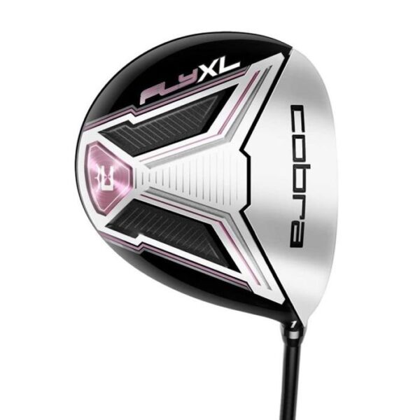 Cobra Women's Fly-XL Graphite Golf Set- Ladies Flex - 10 Clubs + Bag - Black/Pink - Image 2