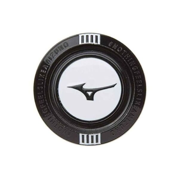 Mizuno Golf Balls Coin Marker with Brush: Black - Image 2