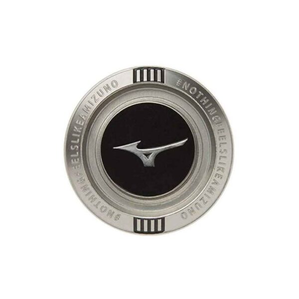 Mizuno Golf Balls Coin Marker with Brush: Silver - Image 2