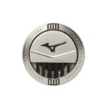 Mizuno Golf Balls Coin Marker with Brush: Silver