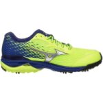 MIZUNO WAVE CADENCE GOLF SHOE'S-Blue/Yellow - Image 4