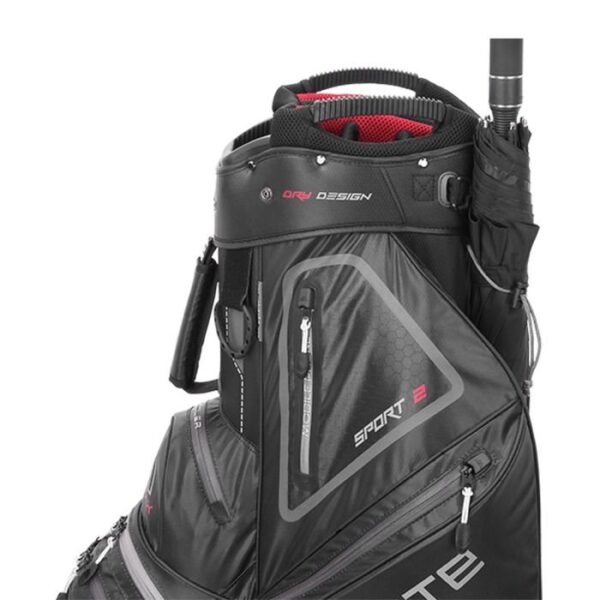 Big Max Dri Lite Sport 2 Cart Bag-Black - Image 5