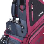 Big Max Dri Lite Sport 2 Cart Bag-Merlot - Image 8