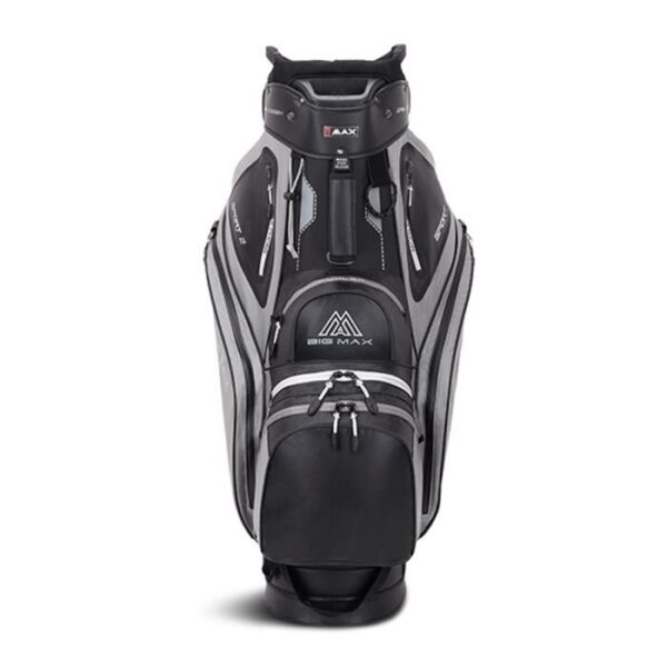 Big Max Dri Lite Sport 2 Cart Bag-Black/Grey - Image 2